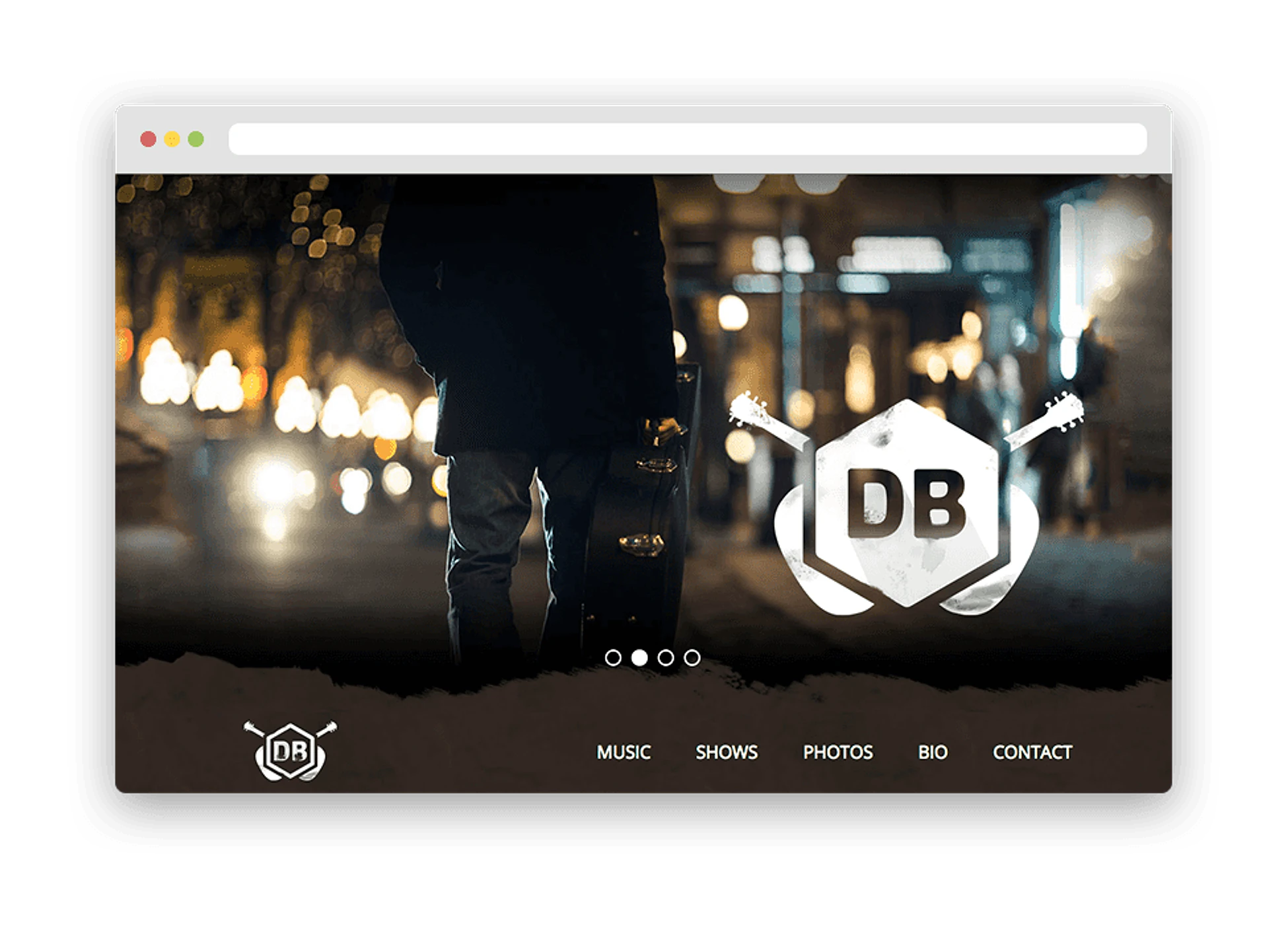 David Borys website preview.