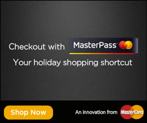 MasterCard MasterPass advertising unit thumbnail.