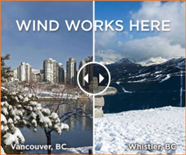 Wind Across Canada advertising unit thumbnail.